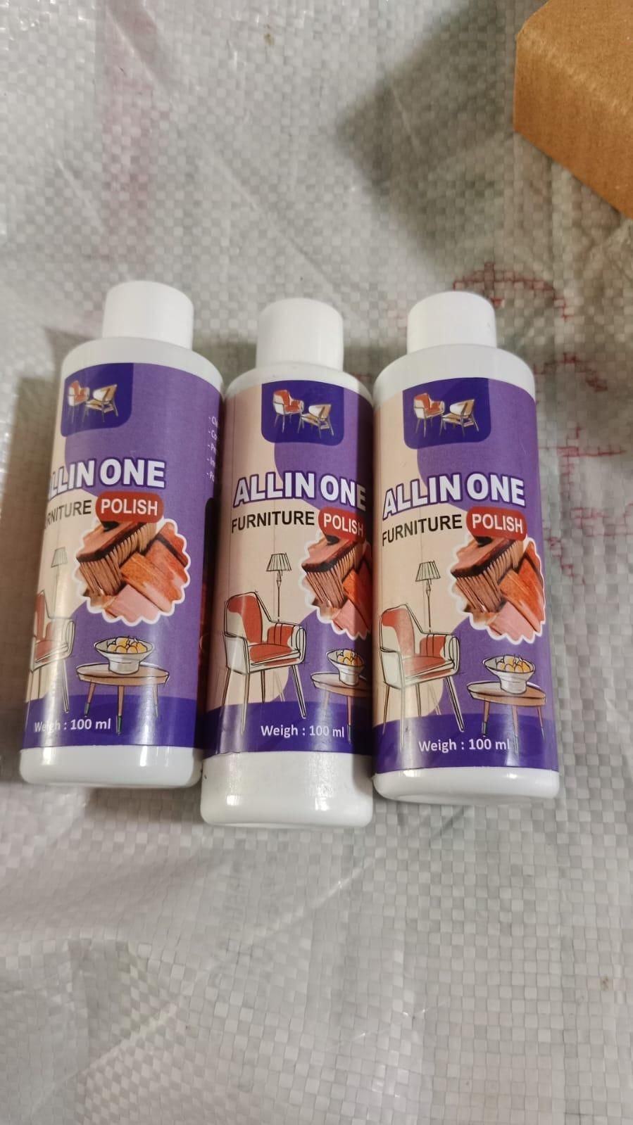 🪵 Polish Furniture Cleaner & Shiner – Restore Natural Shine Instantly! (Pack of 3 – 100ML Each)