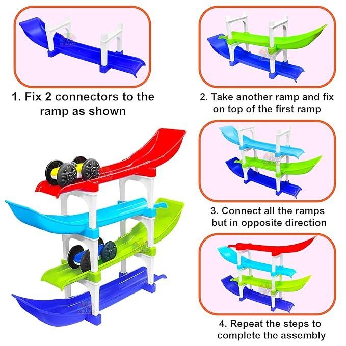 🏁 Ramp Racer – Multi-Level Racing Car Toy Set for Kids