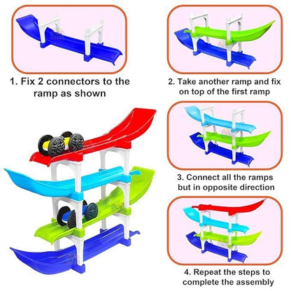 🏁 Ramp Racer – Multi-Level Racing Car Toy Set for Kids