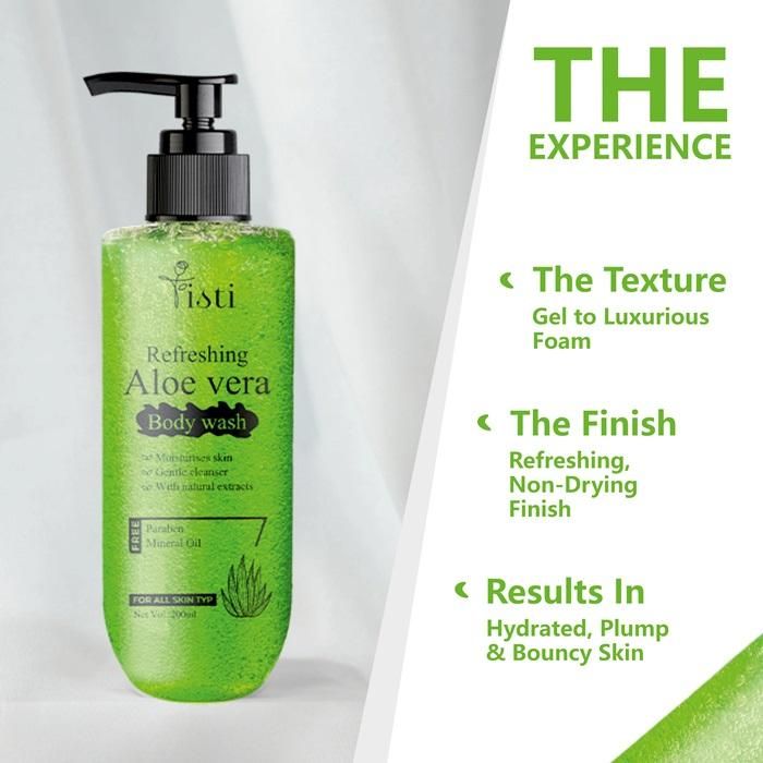 🌿 Refreshing Aloe Vera Body Wash – Pure Hydration for Smooth & Glowing Skin (200ML)