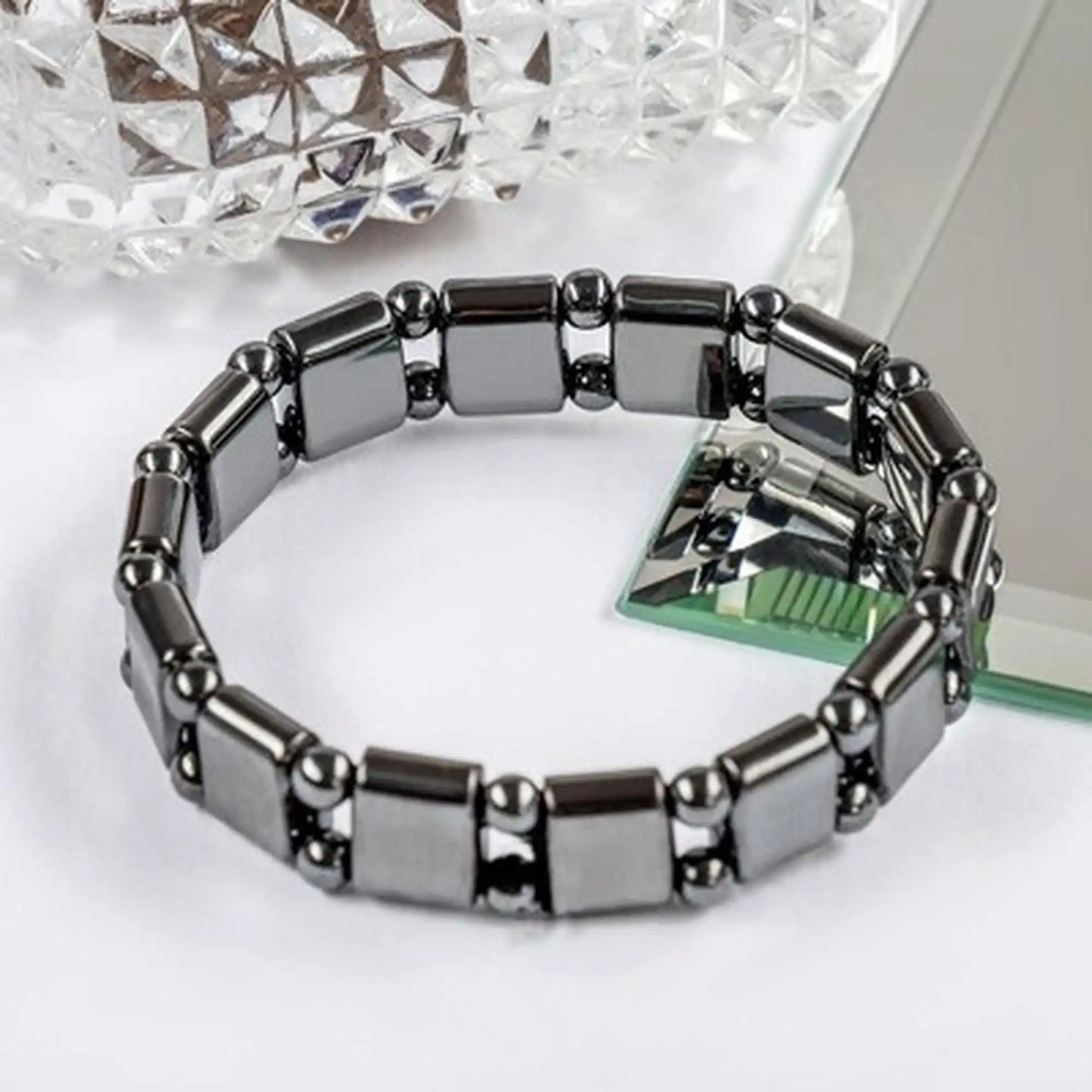 🧲 Magnetic Sugar Control Bracelet – Unisex Stylish Health Care Therapy Band 🖤