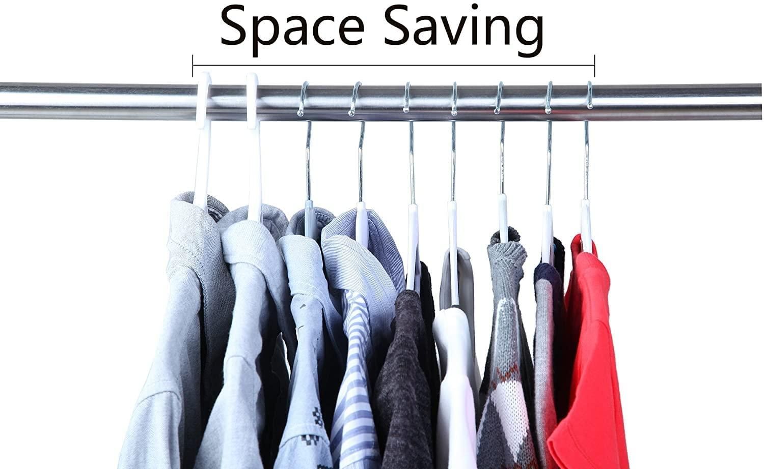 👕 Plastic Flexible Clothes Hanger (Pack of 4)