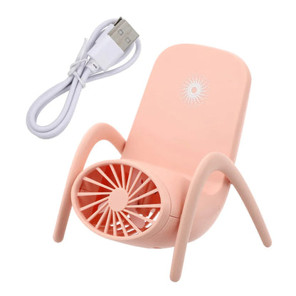 🌀 Portable Mobile Phone Holder Fan | Multi-Function Handheld Charging Fan 🔋📱