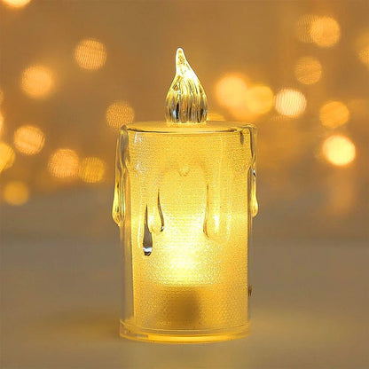 ✨ Mini Candle Night Lamp – Soft Glow Ambience Light ✨