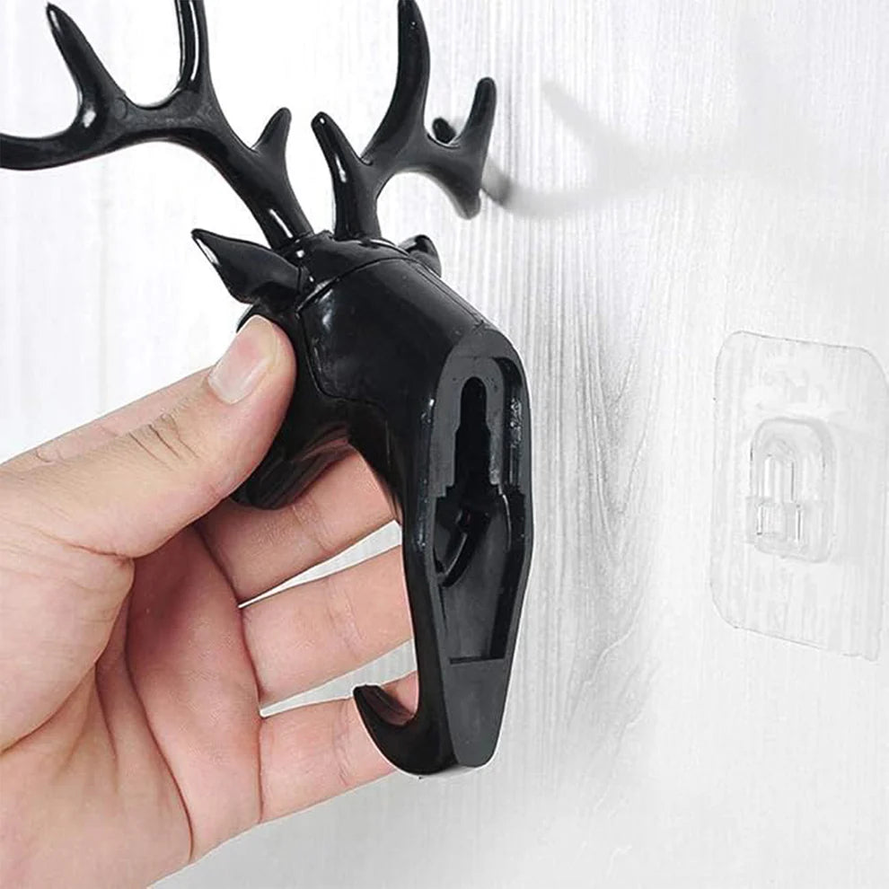 🦌✨ Wall Mount Deer Head Hanger Hook – Stylish & Strong!