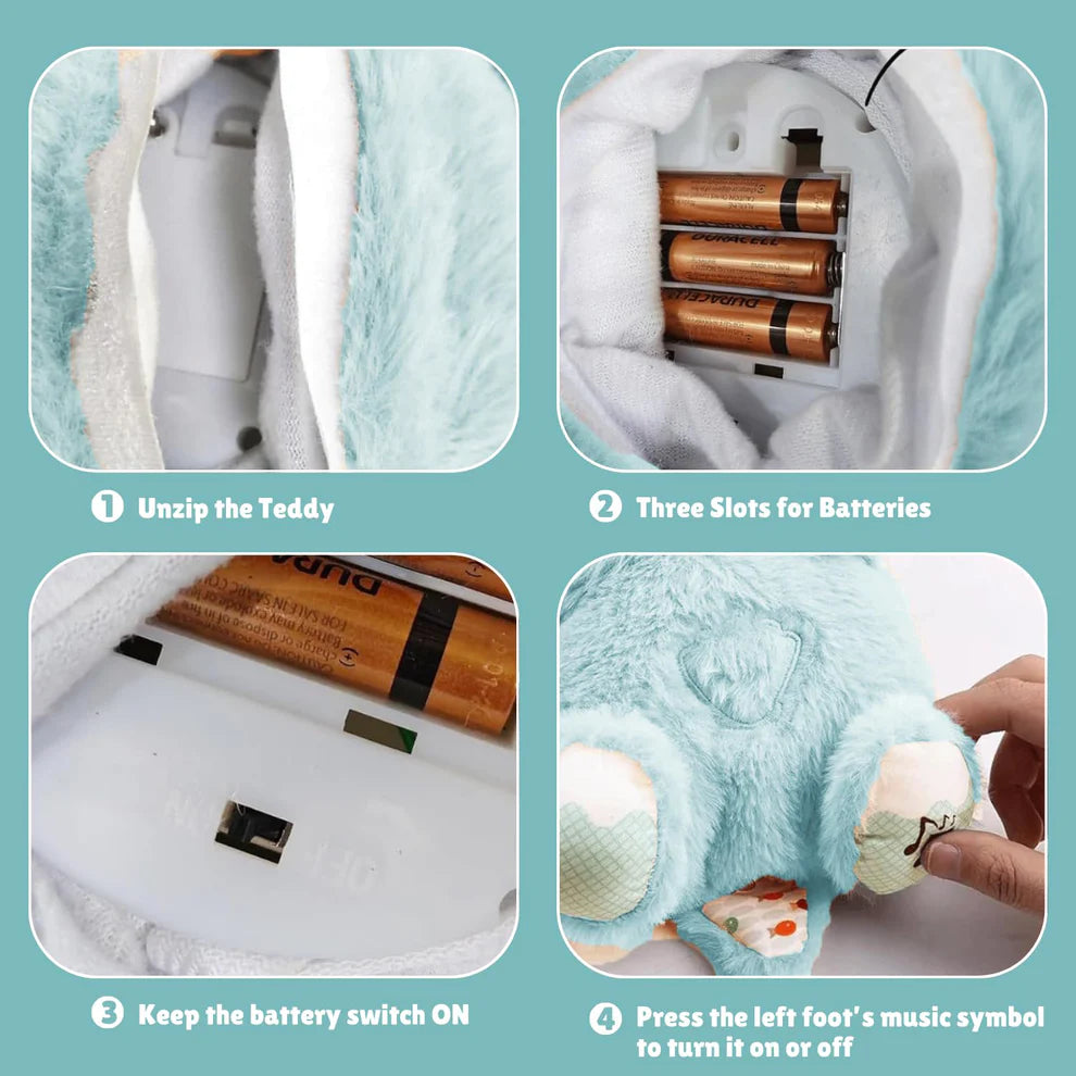 ✨ Breathing Teddy Light-Up Plush Toy 🧸💖