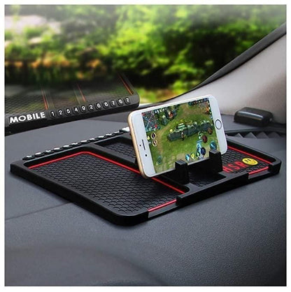 🚗 HSR Multifunction Phone GPS Holder – Anti-Slip Silicone Car Dashboard Mount