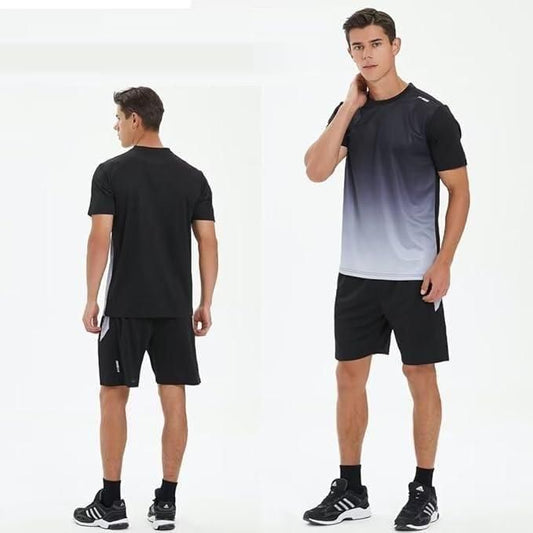 👕 Men’s Jersey T-Shirt & Bottom Set – Sporty Comfort & Style Combo