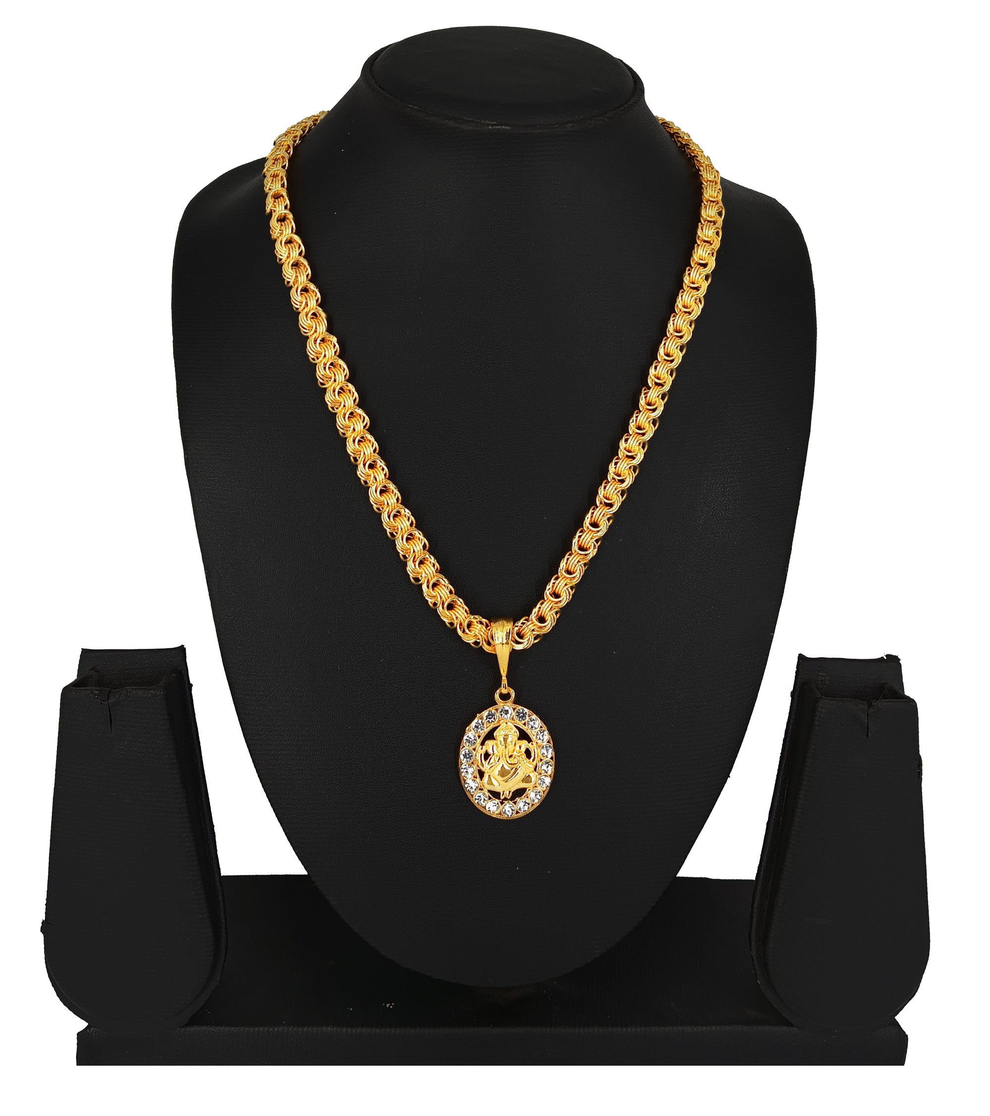 ✨ Luxurious Men's Gold Plated Pendant with Chain Vol 6