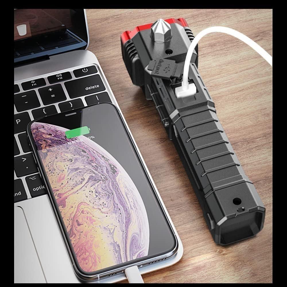 🔦 Multifunctional Work Portable LED Flashlight – Rechargeable Magnetic Torch