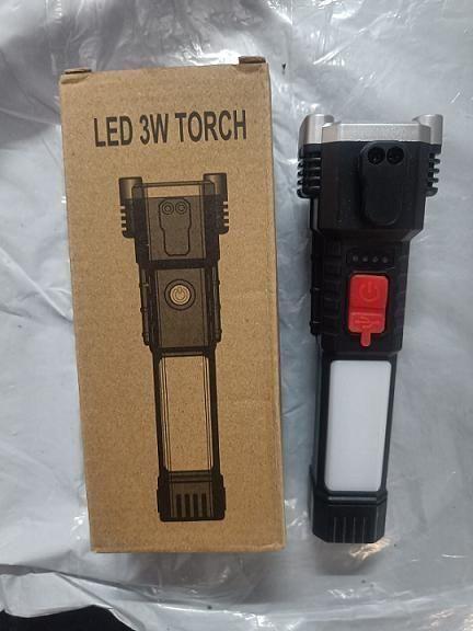 🔦 Multifunctional Work Portable LED Flashlight – Rechargeable Magnetic Torch
