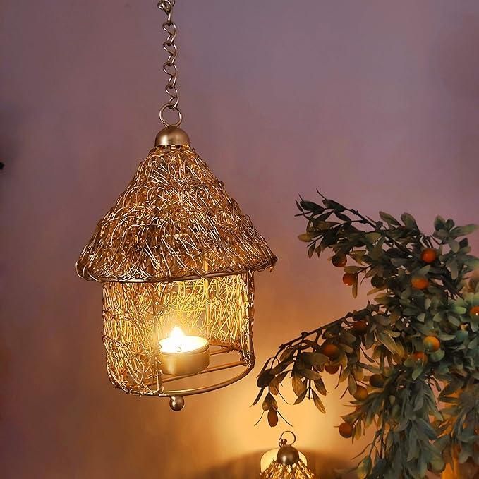 ✨ Wall Hanging Tea Light Candle Holder Nest