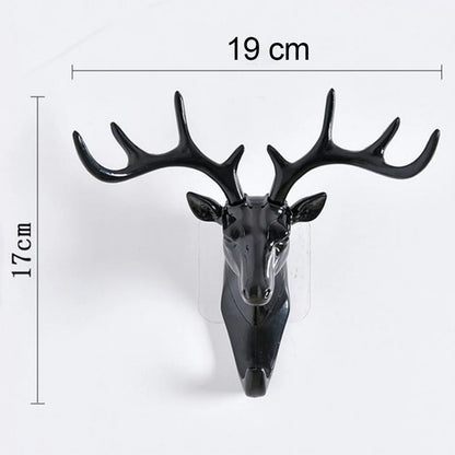 🦌✨ Wall Mount Deer Head Hanger Hook – Stylish & Strong!
