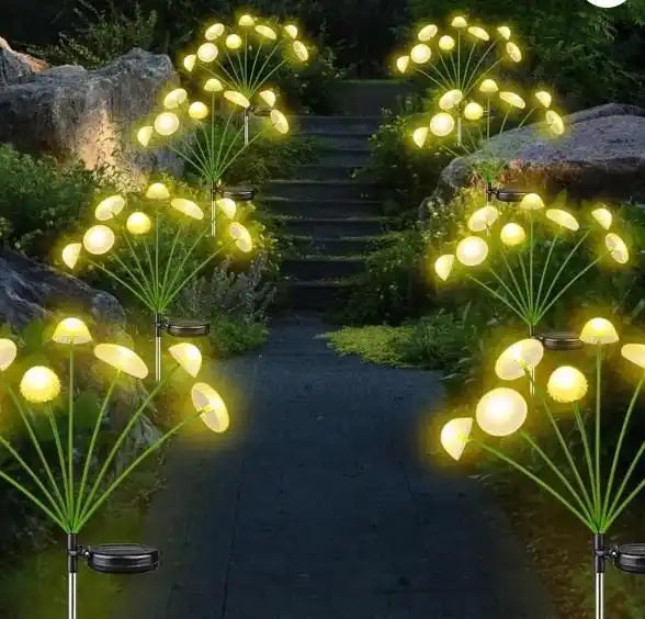 ✨ Solar LED Jellyfish Mushroom Lights for Garden