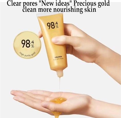 💛 Gold Peel Off Mask – Instant Glow & Deep Cleansing Facial Treatment (400g)