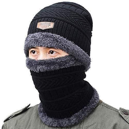 ❄️🧣 Unisex Woolen Cap Set – Stay Warm in Style!