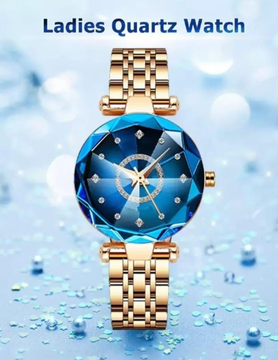 💎 Women’s Beautiful Diamond Shape Watch – Elegant & Stylish