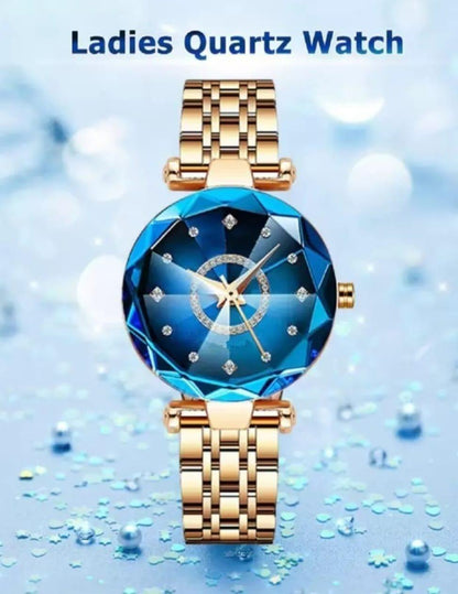 💎 Women’s Beautiful Diamond Shape Watch – Elegant & Stylish