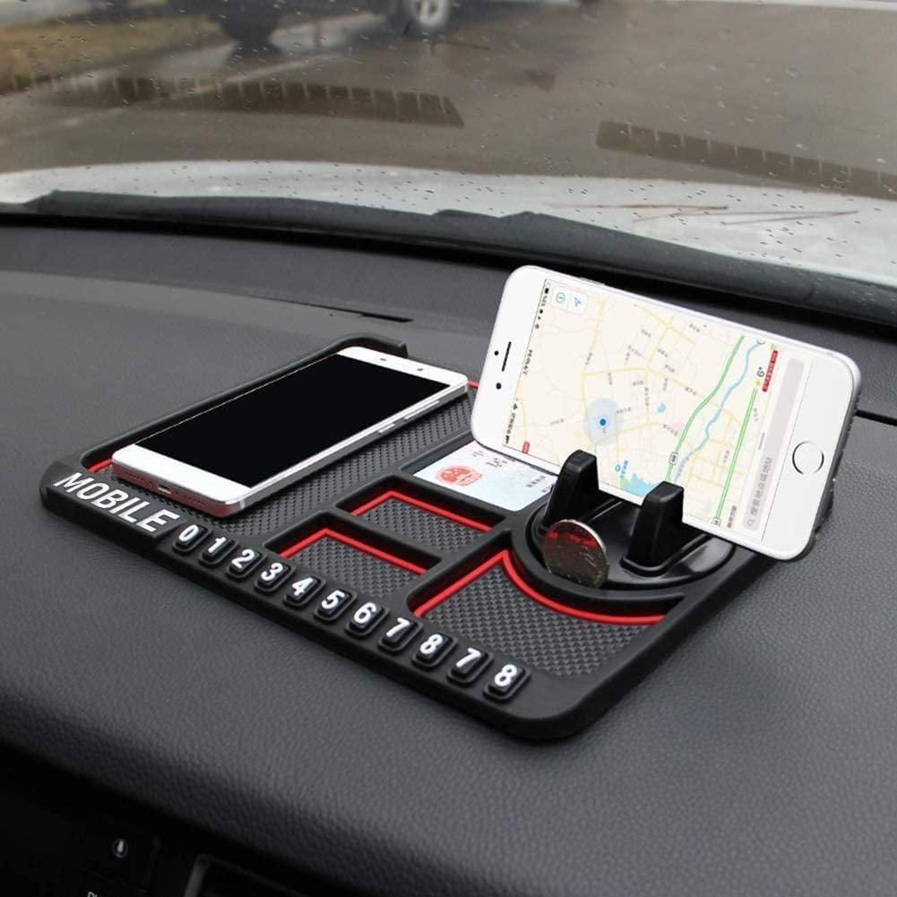 🚗 HSR Multifunction Phone GPS Holder – Anti-Slip Silicone Car Dashboard Mount