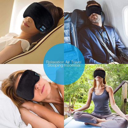 😴🎧 Wireless Bluetooth Eye Mask – Sleep Better With Music!
