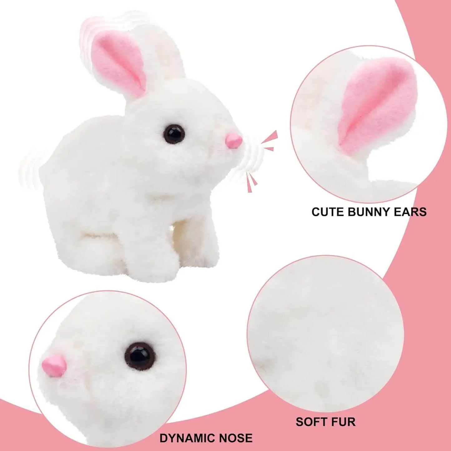 🐇 Hopping Bunny Toy – Your Adorable Interactive Pet! 💖🎶