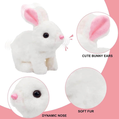 🐇 Hopping Bunny Toy – Your Adorable Interactive Pet! 💖🎶