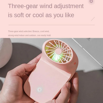 🌀 Portable Mobile Phone Holder Fan | Multi-Function Handheld Charging Fan 🔋📱