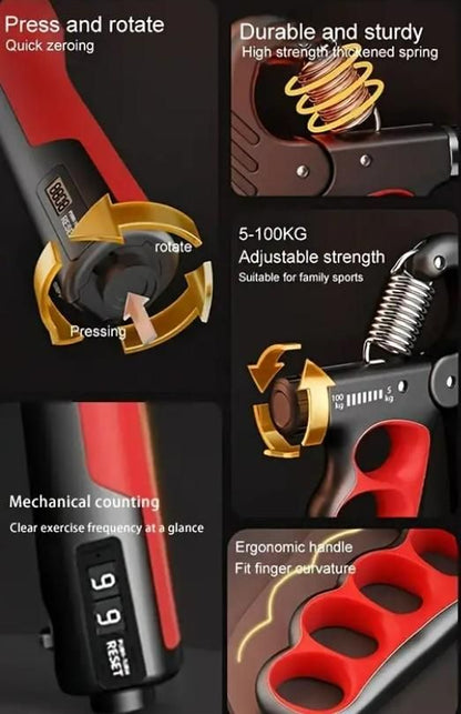 🏋️‍♂️💥 Pro Hand Strengthener Dynamometer – Stronger Grip, Better Performance!