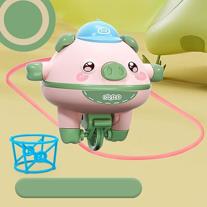🧸 Tightrope Walking Tumbler Pig – Fun Balance Toy for Kids!