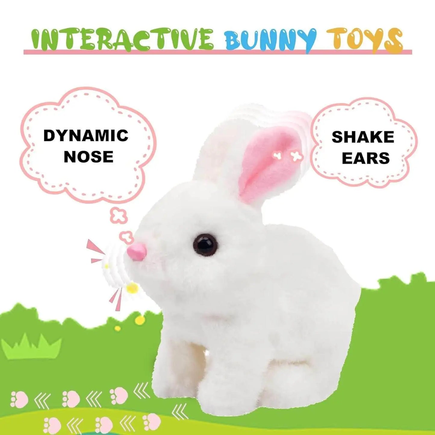 🐇 Hopping Bunny Toy – Your Adorable Interactive Pet! 💖🎶