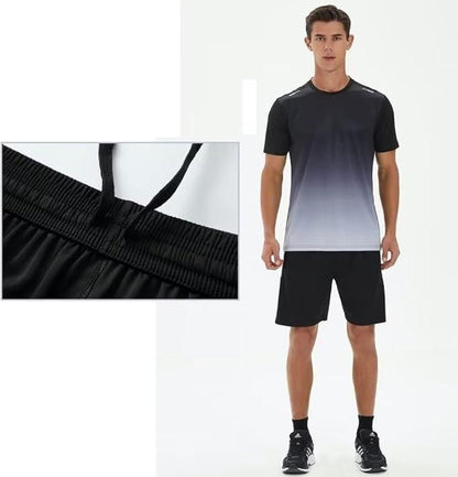 👕 Men’s Jersey T-Shirt & Bottom Set – Sporty Comfort & Style Combo