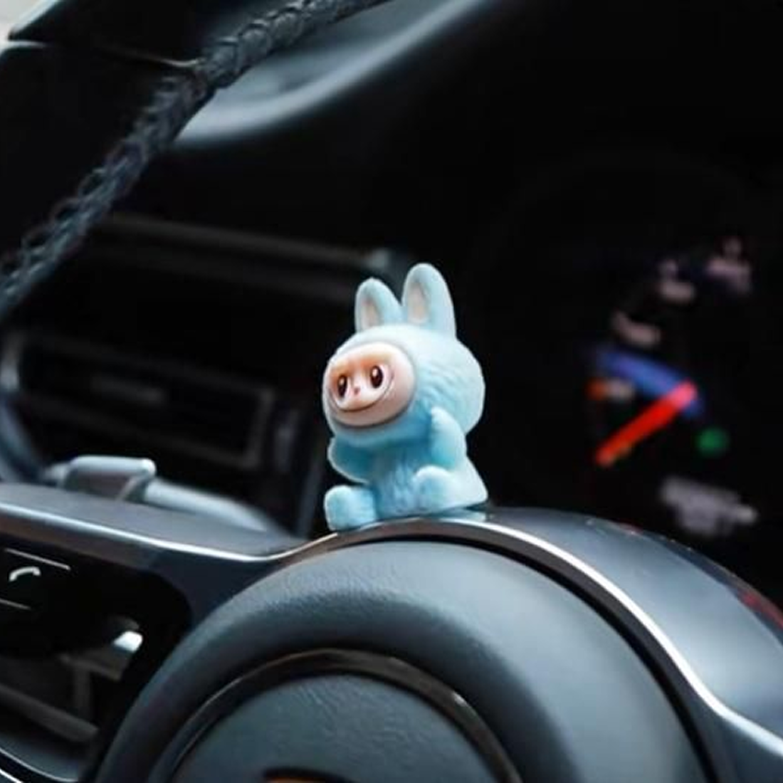 🚗 Trendy Labubu Mini Car Dashboard Toys – Cute Decorative Figures (Pack of 4)