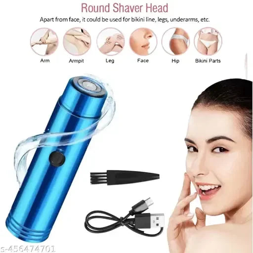 ⚡ Mini Electric Shaver – Pocket Size, Waterproof & Rechargeable for Men & Women