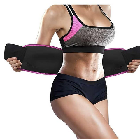 🔥 Adjustable Waist Trimmer Belt – Sweat Slimming Belt for Men & Women