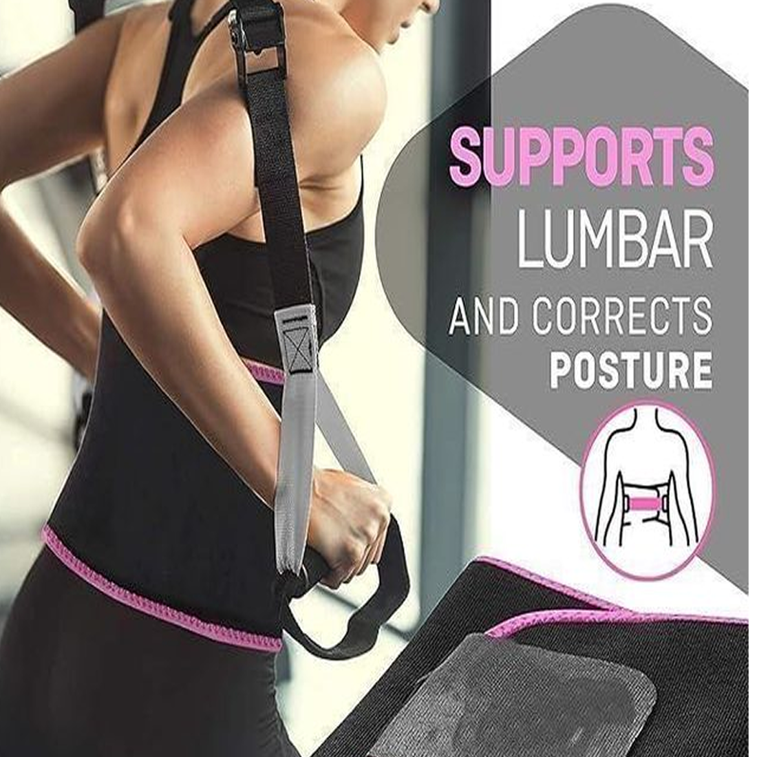 🔥 Adjustable Waist Trimmer Belt – Sweat Slimming Belt for Men & Women
