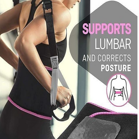 🔥 Adjustable Waist Trimmer Belt – Sweat Slimming Belt for Men & Women