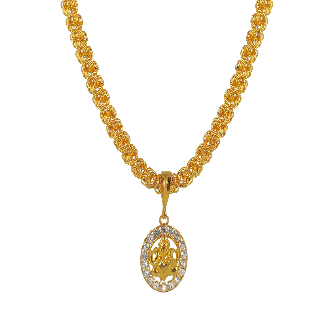 ✨ Luxurious Men's Gold Plated Pendant with Chain Vol 6
